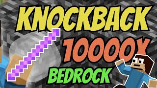 How To Get A Knockback 1,000 Stick In Minecraft Bedrock Tutorial!