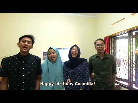 Happy Birthday, Cosmina!