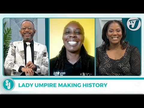 Lady Umpire Jacqueline Williams Making History in Cricket TVJ Smile Jamaica