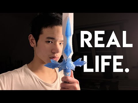 I made Blue Rose Sword from SAO in Real Life.