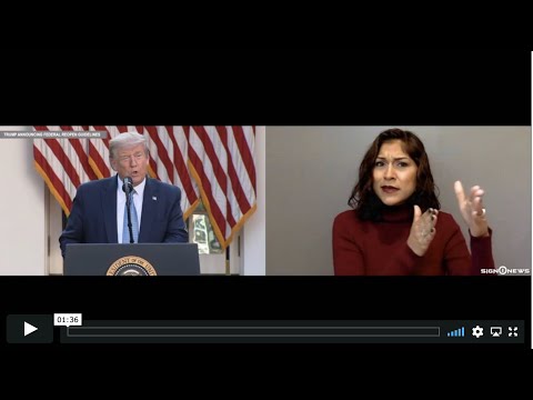 Trump announcing federal reopen guidelines