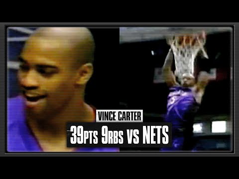 Vince Carter Was LETHAL 39pts 9rbs vs Nets | 2001.02.21