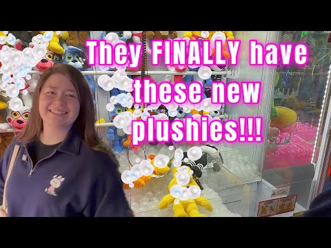 THEY FINALLY HAVE THESE PRIZES IN THE CLAW GAMES!!!  LET'S WIN THEM ALL!!!