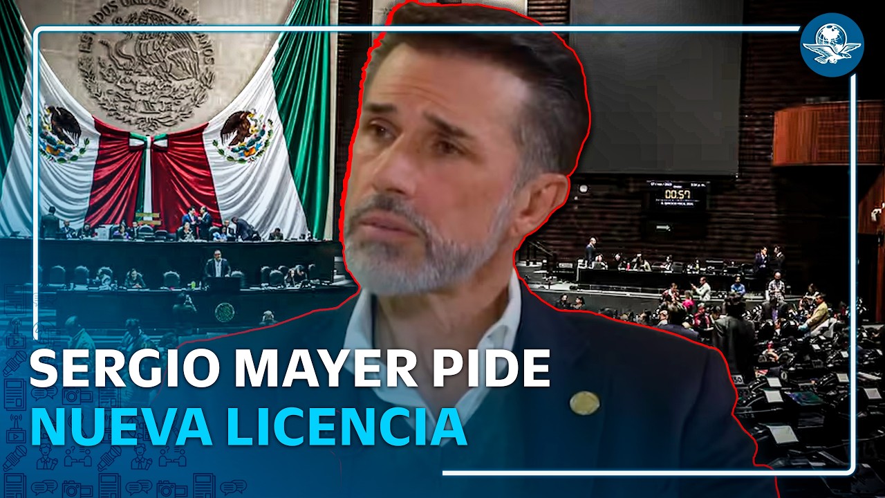 Sergio Mayer pide nueva licencia como diputado federal por tiempo indefinido