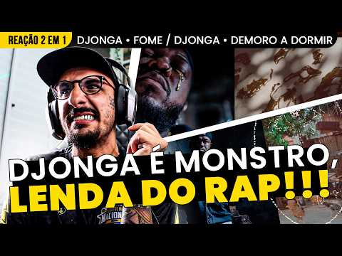 REAÇÃO 2 EM 1!!! DJONGA - FOME / DEMORO A DORMIR FT. MILTON NASCIMENTO (QMECMFES)