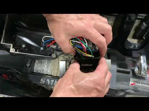How to install Smittybilt wireless winch remote control x20 install 97510-50, 98510, 98512 winch
