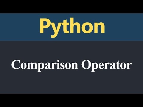 Relational or Comparison Operator in Python Hindi