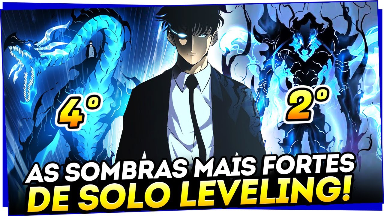 AS 13 SOMBRAS MAIS PODEROSAS DO SUNG JIN WOO EM SOLO LEVELING (Beru, Bellion, Igris...)