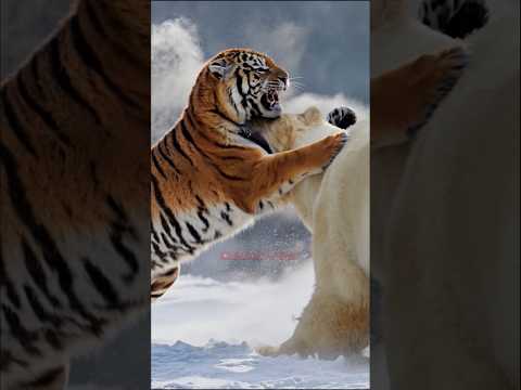 Siberian Tiger VS Polar Bear!