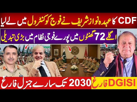 Nawaz Sharif Control on Army CDF Notification | BIG Change in Army in NEXT 72 Hours