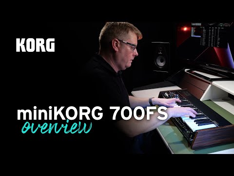Korg miniKORG 700FS 32-Key Analog Synthesizer 2021 - Present - Black / Wood image 13