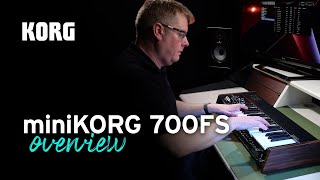 Video thumbnail for miniKORG 700FS overview - go back to the future! by Korg UK