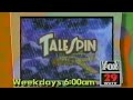 Disney S Talespin Fox 29 Promo