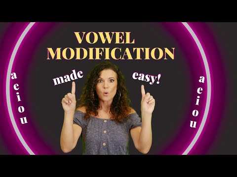Vowel Modification For Singing