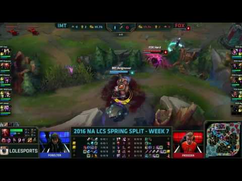 IMT vs Fox | Week 7 Day 2 S6 EU LCS Spring 2016 | Immortals vs Echo Fox W7D2