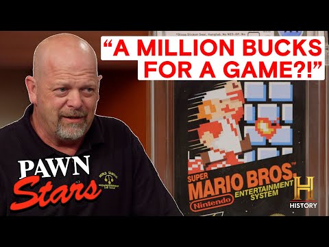 TOP 4 SUPER RARE NINTENDO GAMES | Pawn Stars