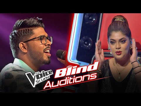 Manuja Kulasinghe | Me Sanda Unath (මේ සඳ වුනත්) | Blind Auditions | The Voice Sri Lanka