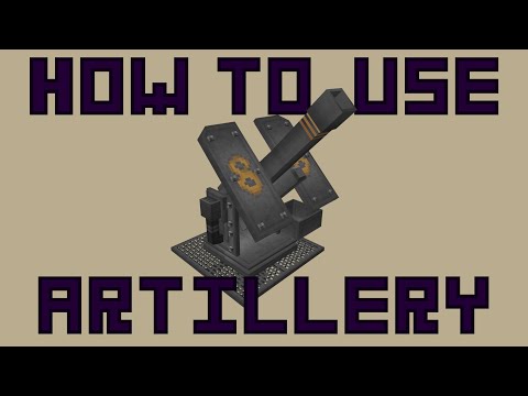 HOW TO USE: artillery howitzer from Immersive Intelligence mod