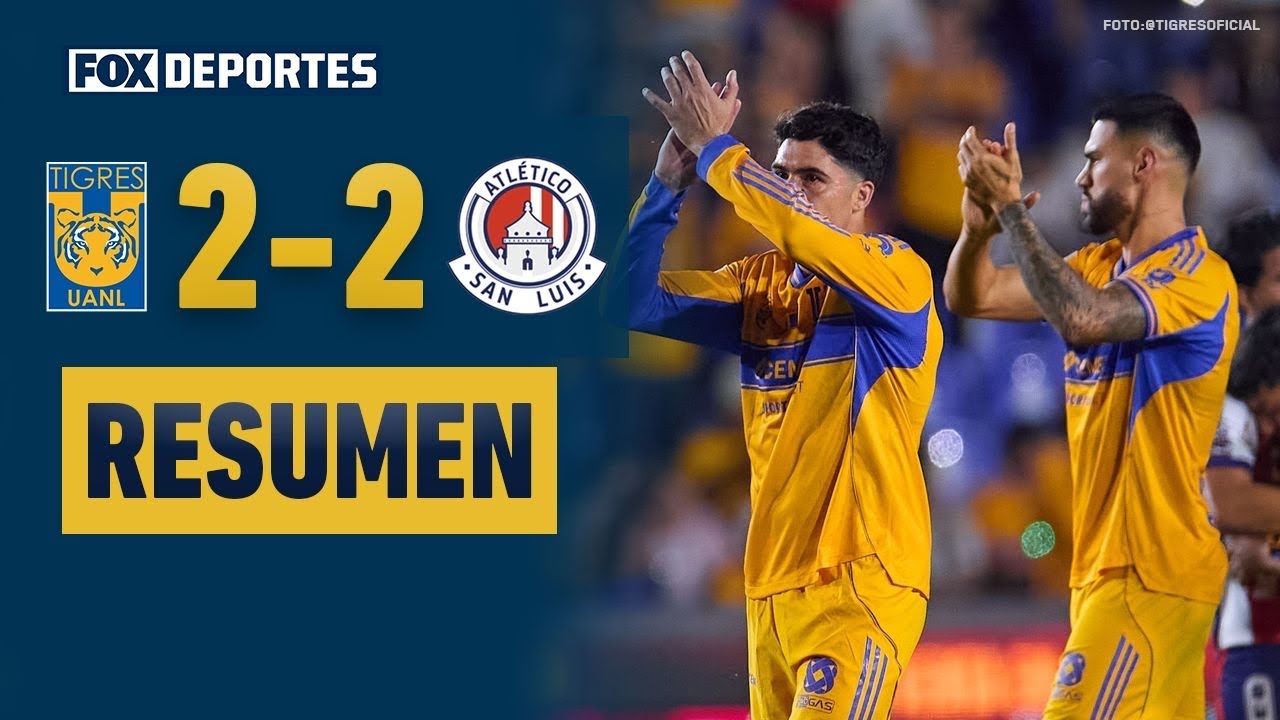 🐯😤 TIGRES CUMPLE Y QUIERE LIDERATO | Tigres 3-1 Atlético San Luis | HIGHLIGHTS | Liga MX