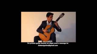 Recuerdos de la Alhambra by Tarrega / Guitarist: Kia Kani