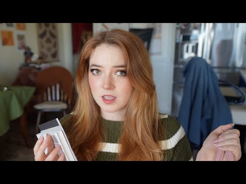 Popular Girl "Helps" You Study & Plays With Your Hair (ASMR)