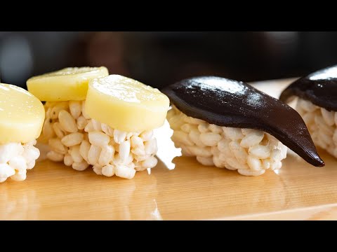 Hey ! Chocolate Sushi ! Ganache & rice puff treat