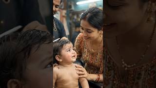 😂✂️ Mummy Nahi Nahi 😂! #short video #funny baby #cute baby #Ai little meme kids