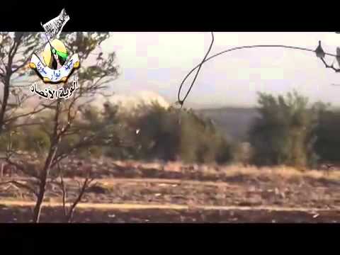 استهداف تجمع لقوات النظام بقذائف الهاون من قبل ألوية الأنصار في تلة الحماميات في محافظة حماة