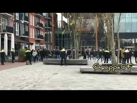 Cambuur supporters VS KOZP in Leeuwarden! (+politie)