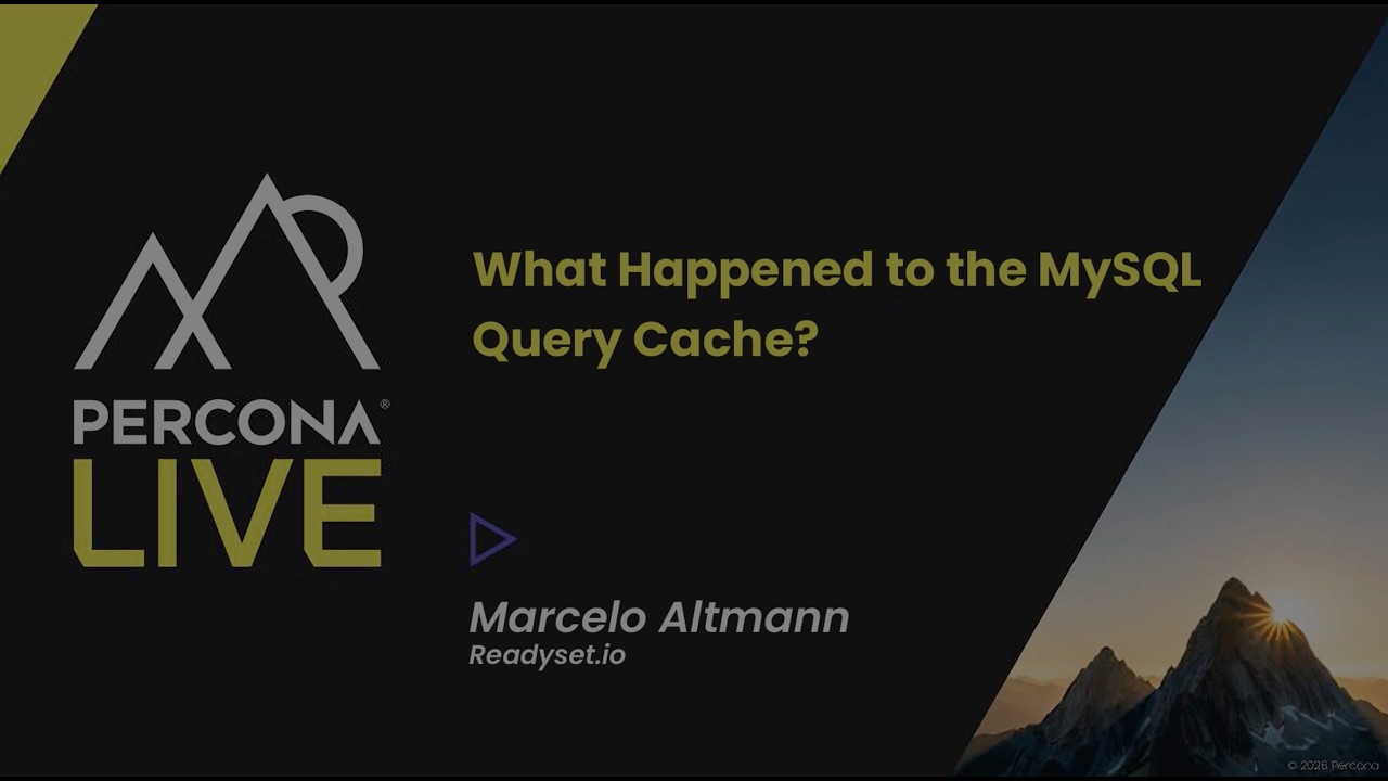 What Happened to the MySQL Query Cache?