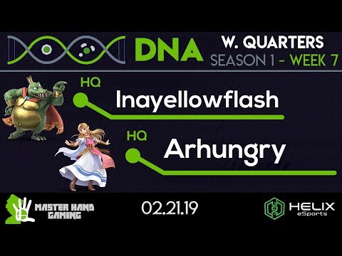 DNA 1.7 - HQ | Arhungry (Zelda) vs HQ | Inayallowflash (KRool, Wolf) - W Quarterfinals