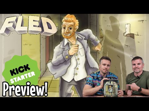 Fled - Coming To #Kickstarter - Detailed Preview Of This Prison Breakout Tile Laying Game