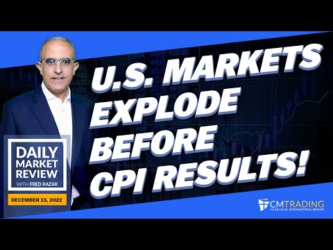 CMTrading Daily Market Review December 13th, 2022 - U.S. Markets explode before CPI results!