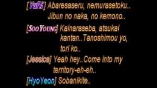 SNSD Animal (Lyrics)