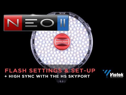Rotolight NEO II - How to Set-Up Flash & High Speed Sync Functionality