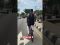 ANTHONY JOSHUA SHADOW BOXING ON A BIKE IN LAGOS NIGERIA Credit Anthony Joshua