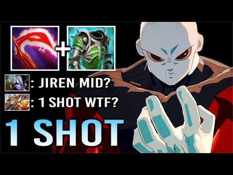 MID JIREN IS BACK! Imba 1 Shot Kill Non-Stop Gank 31 Kills Crazy Armor Melt Build Super Punch Dota 2