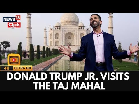 Donald Trump Jr. & Girlfriend Visit Taj Mahal | High‑Profile US Delegation Tours Agra Monument | 4K