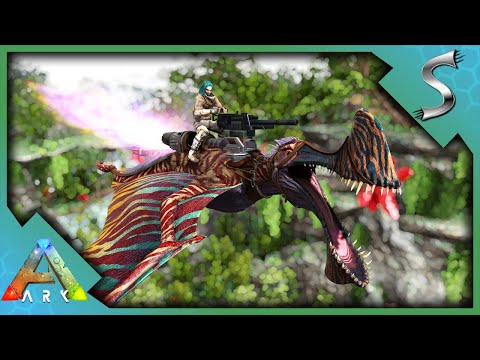 I HAVE THE MOST POWERFUL FIGHTER PLANE! - ARK Survival Evolved [E75]