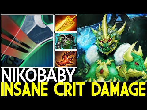 NIKOBABY [Wraith King] Insane Crit Damage Full Physical Build Dota 2