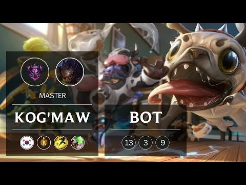 Kog'Maw ADC vs Ezreal - KR Master Patch 9.2