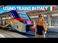 How To Use The Train In Italy Trenitalia App And Physical Ticket