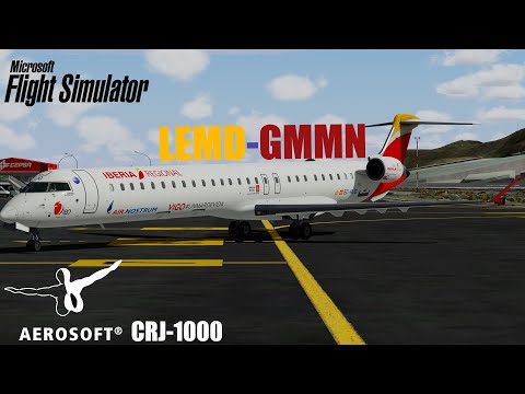 Aerosoft CRJ-1000| Real Life Iberia Regional Ops on Vatsim |Madrid     to Casablanca    |MSFS2020 - YouTube
