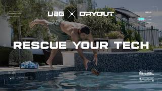 UAG x DRYOUT Wireless Earbud Rescue Pouch Vochtabsorberend Oordopjeshoesje Zwart video