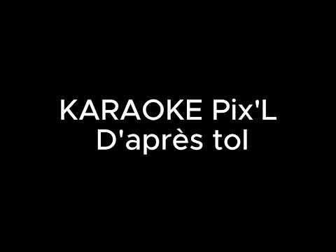 PIX'L D'APRES TOI (karaoké)
