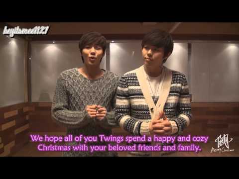[ENG SUB] 2012 Tasty Christmas Message to Twings [1080p] [HD]
