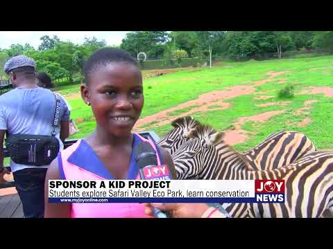 Sponsor A Kid project: Students explore Safari Valley Eco Park, learn conservation.