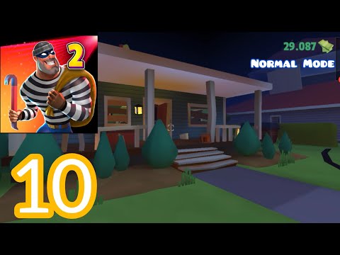 Robbery Madness 2 Gameplay Walkthrough Part 10 House-Z: Normal Mode ( Android, iOS)