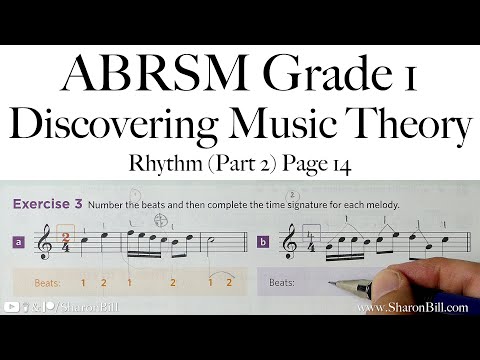 ABRSM Discovering Music Theory Grade 1 Rhythm (Part 2) Page 14 with Sharon Bill