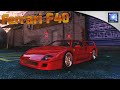 1987 Ferrari F40 1.1.2 для GTA 5 видео 21